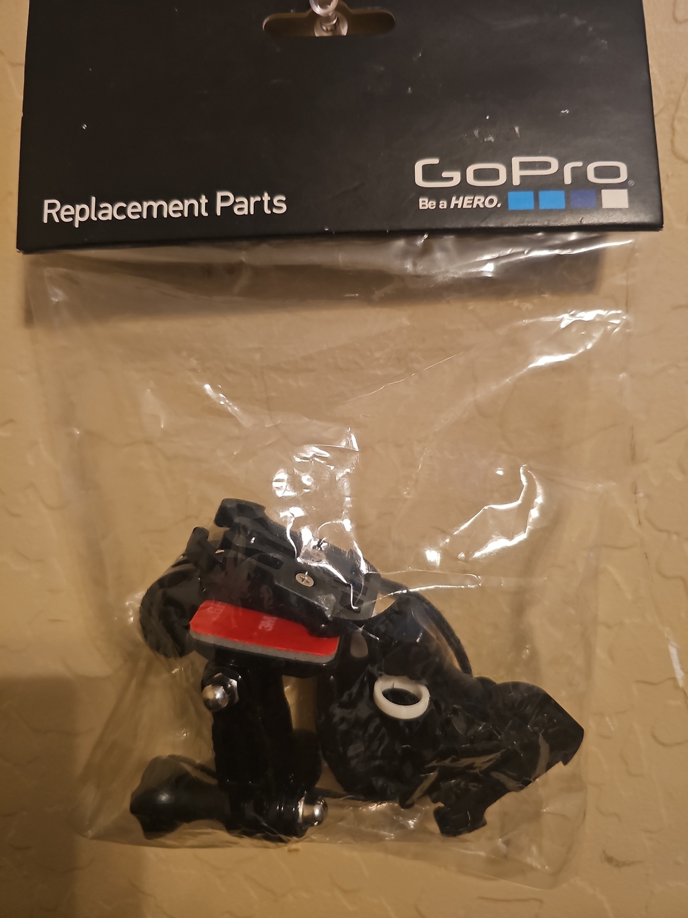 GoPro Accessory Mount Kit - Black with Red and White Accents